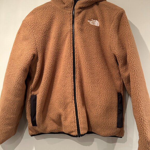 The North Face Boy's TNF Reversible Shasta Hooded Full-Zip Jacket XLG (14/16) - Picture 8 of 12